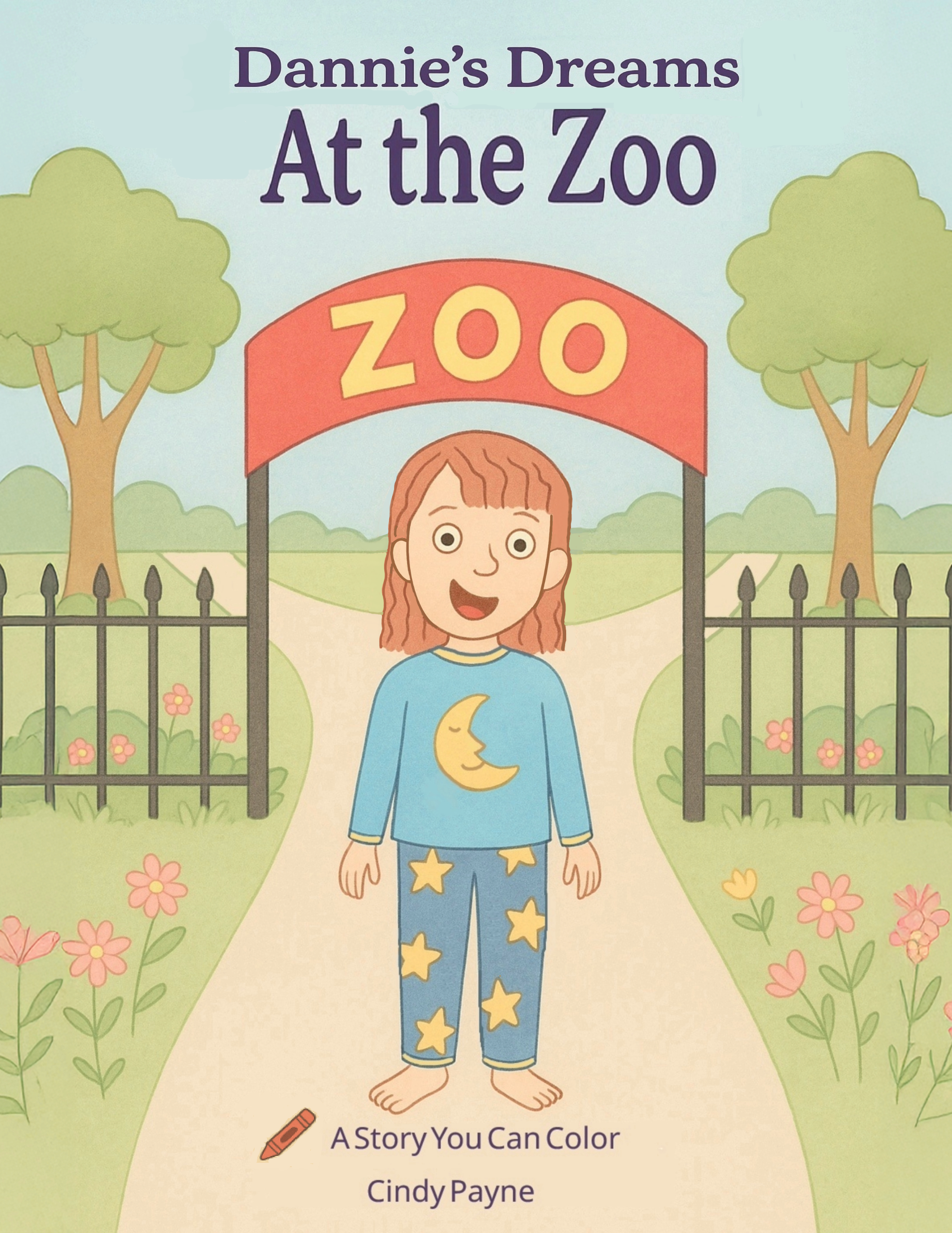 At the Zoo — A DreamTime Coloring Storybook